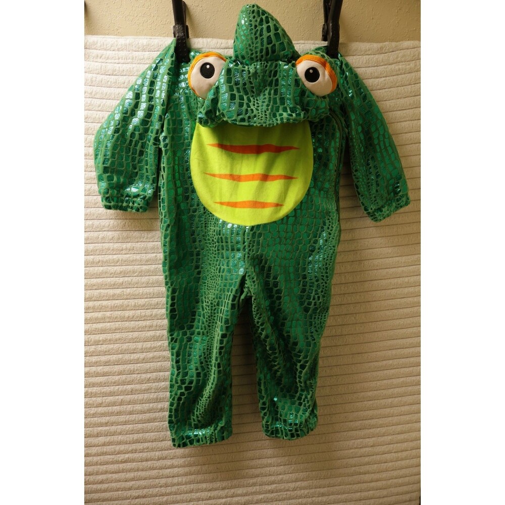 Target Hyde & EEK Green Chameleon Costume Infant 18-24 Months Halloween Pasca